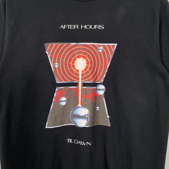 The Weeknd After Hours Til Dawn Official Tour Tee Black mens size mediu, - Picture 3 of 4